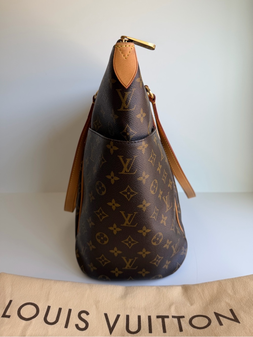 Authentic Louis Vuitton Totally GM Monogram Canvas Shoulder Handbag Tote Purse - Picture 6 of 15